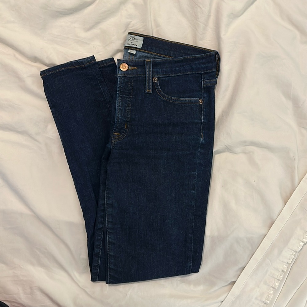 J Crew Toothpick Jeans, size 27